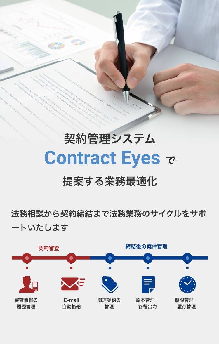 契約管理システムContractEyesで提案する業務最適化